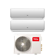 Climatizzatore Condizionatore TCL Dual Split Inverter serie ELITE F2 9+18 con MT1821 R-32 Wi-Fi Integrato 9000+18000