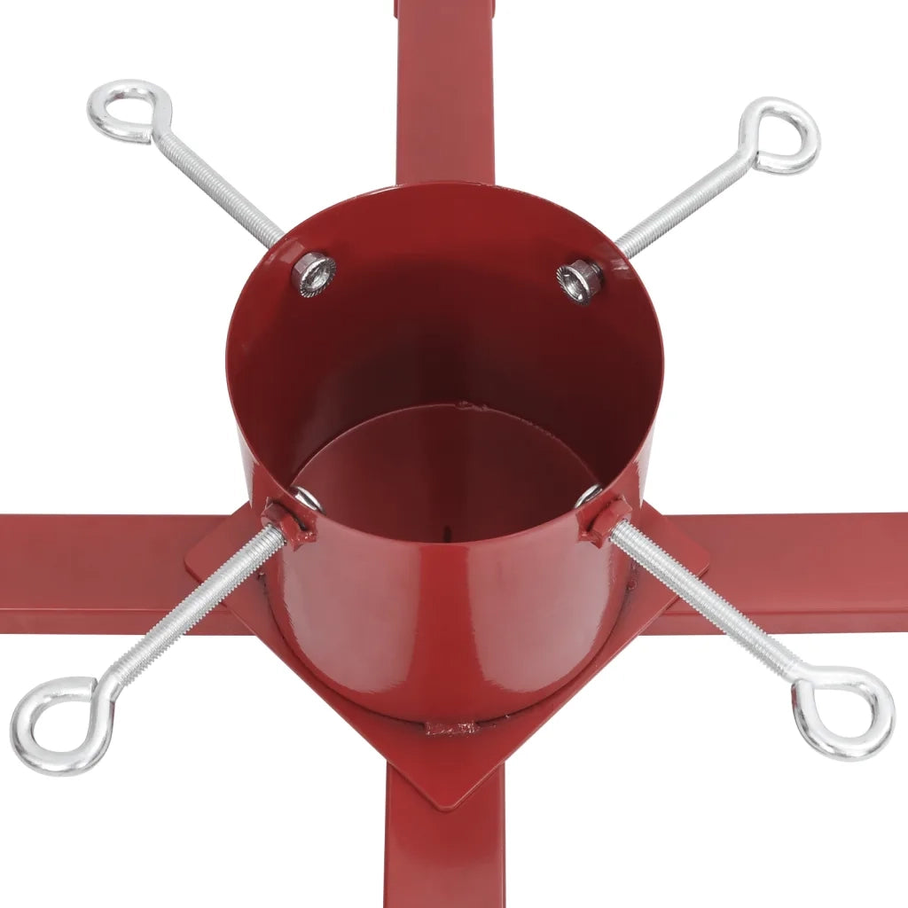 Supporto per Albero di Natale-Decorazioni natalizie Rosso 61x61x15,5 cm