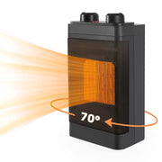 ZMH Calentador eléctrico de cerámica silencioso de ahorro de energía