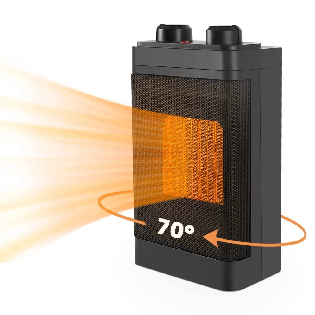 ZMH Calentador eléctrico de cerámica silencioso de ahorro de energía