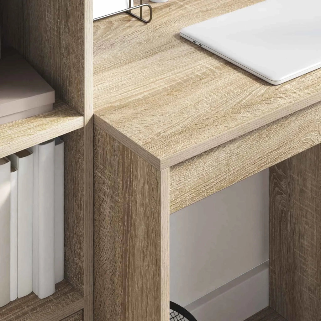 Scrivania con cassetto con lo scaffale 2 pcs Rovere Sonoma 3337347