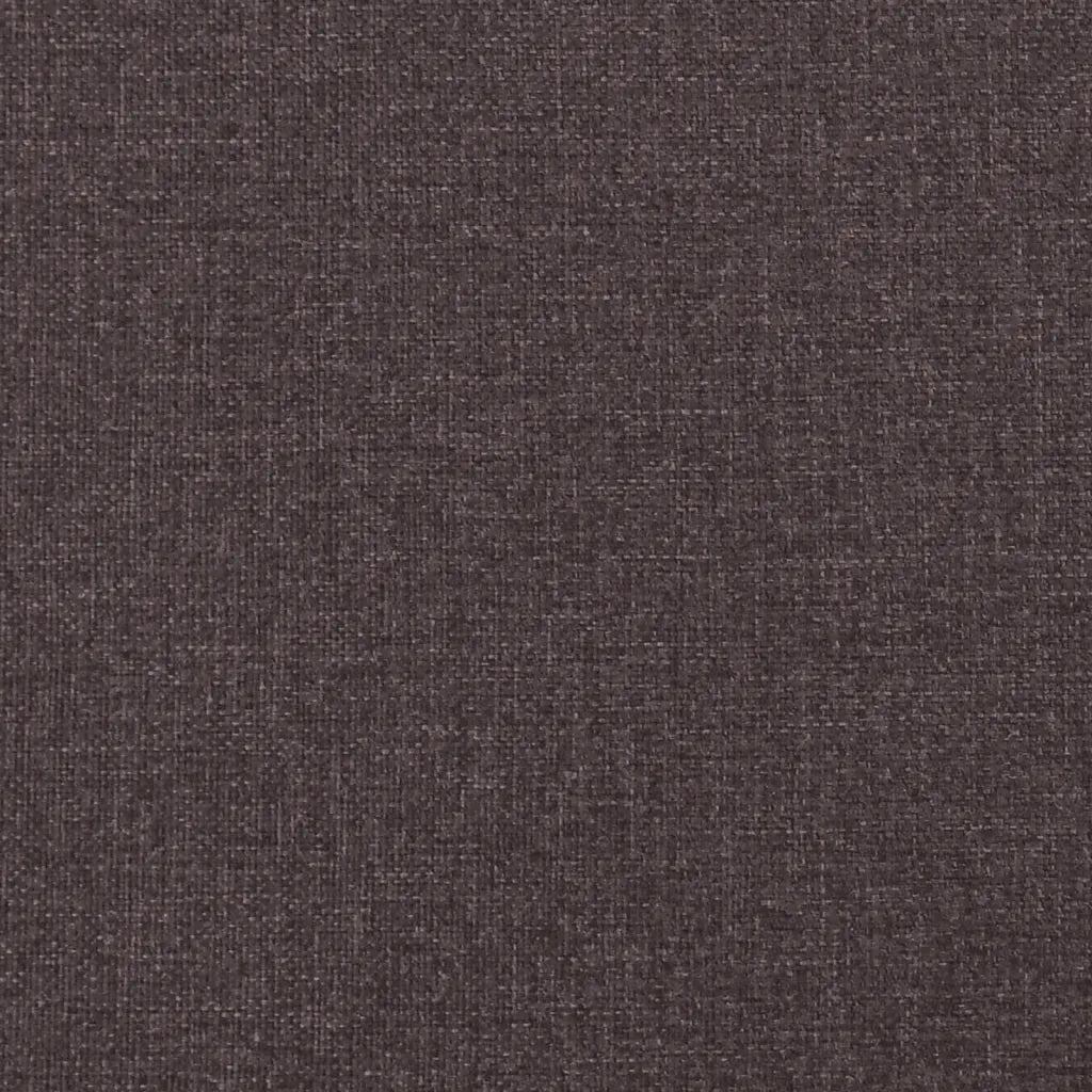 Panca con Cuscini Marrone Scuro 113x64,5x75,5 cm in Tessuto 372133