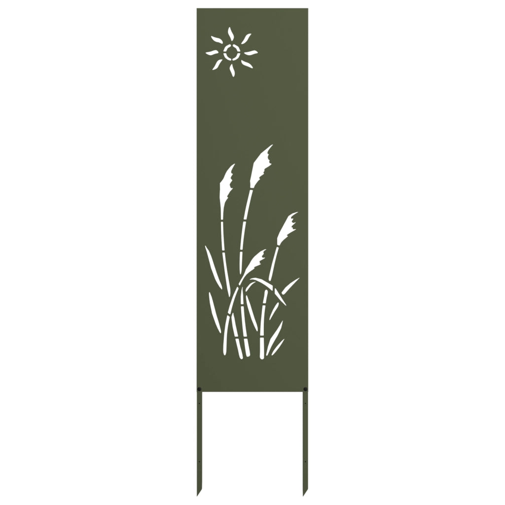 vidaXL Pannello Decorativo da Giardino Altro Oliver verde 32 x 140 cm