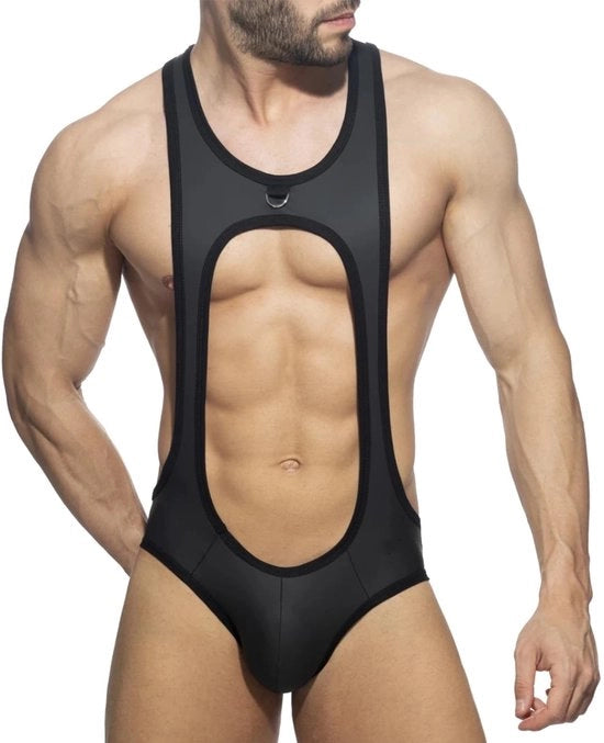 Corpo Stringato Senza Manica - Corpo Uomo in Materiale Resistenziato - Sottoveste Sexy - Slip Casual - Progettato per il Massimo Comfort - Ideale per Giornate Estive - Corpo Senza Maniche