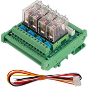 Relais Modulo a 4 Canali - Indicatore LED - Montaggio su Pannello