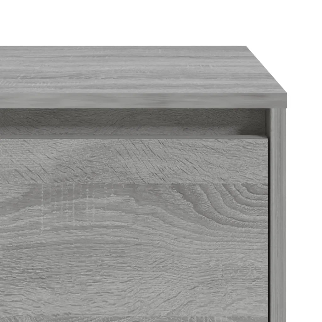 Comodini 2 pz Grigio Sonoma 45x34x44,5 cm in Truciolato 813047