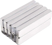 Magnetici forti, 40 x 10 x 5 mm magnetici neodymium forti, magnetici rettangolari per lavagne, magnetici forti per frigoriferi, magnetici forti per fai da te, lavagne, 10 pezzi