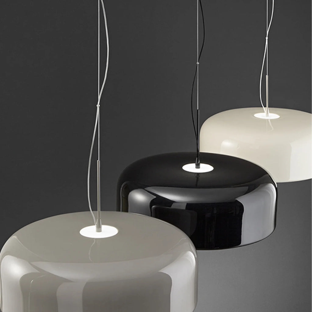Sospensione Moderna Velia Metallo Bianco Led 40W Dimmerabile Ip20