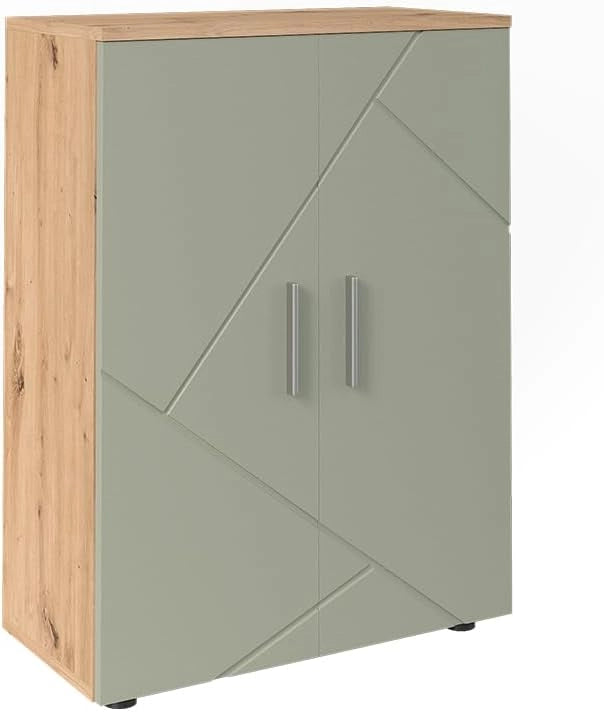 Mobile midi Irma, Antracite puntinato, 60 x 81 cm, per la conservazione in bagno e abbinabile alla serie Irma