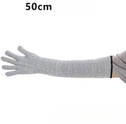 Protezione per braccio per sicurezza sul lavoro, protezioni per braccio, guanti anti-scalfetto per animali domestici, bracciali, protezioni per braccio, 3 paia - grigio - 50CM