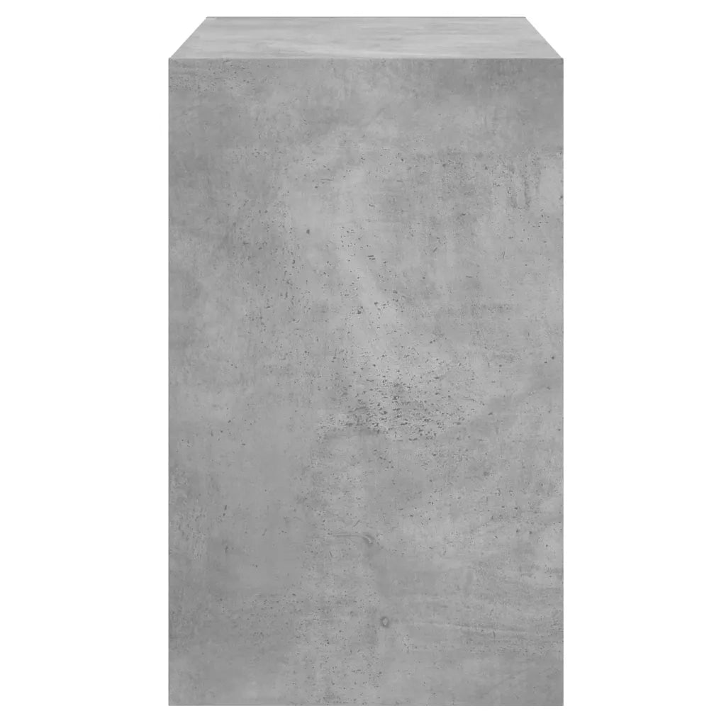 Scarpiera-Scaffale per scarpe Grigio Cemento 80x42x69 cm in Legno Multistrato