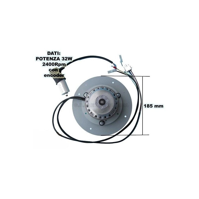 ESTRATTORE ASPIRATORE FUMI EBM PAPST ORIGINALE R2E150 AN91 33 EDILKAMIN E ALTRI