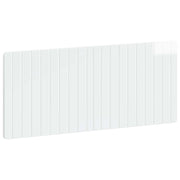 Testiera da Muro ZWOLLE Bianco Lucido Legno ingegnerizzato 896529