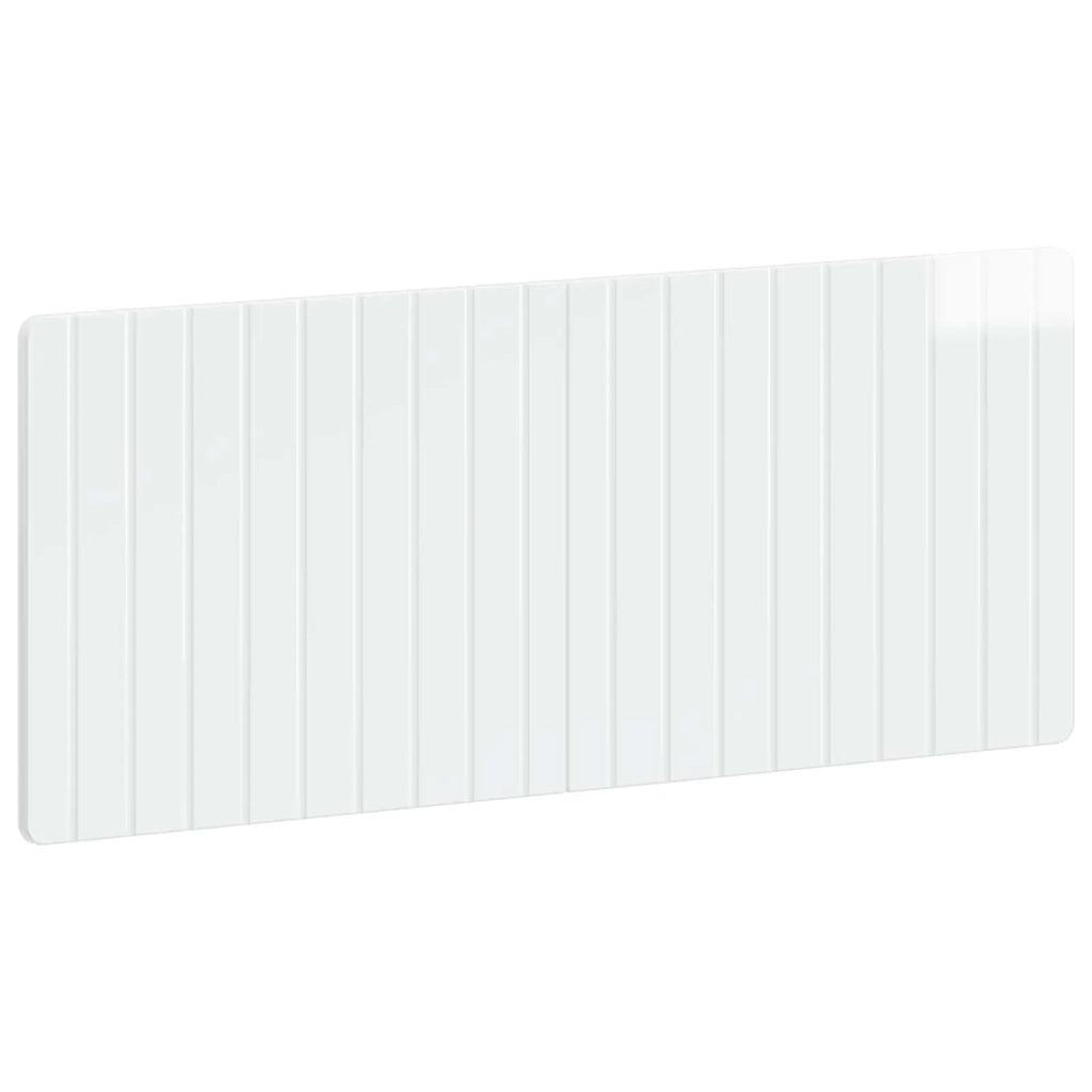 Testiera da Muro ZWOLLE Bianco Lucido Legno ingegnerizzato 896529