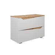Vicco Mobile sottolavabo per bagno Bianco/Artisan 80 x 57.5 cm con 2 cassetti
