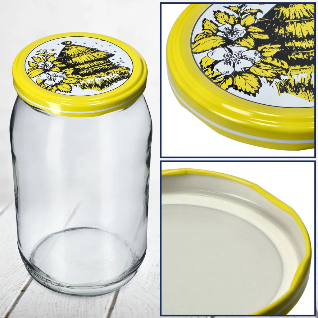Tappi per barattoli KADAX, diametro 82 mm, confezione da 10 pezzi