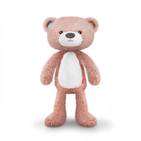 Orsacchiotto di Peluche Multifunzione Allenatore del Sonno 16x40x12 cm con Luce e Suoni Rosa