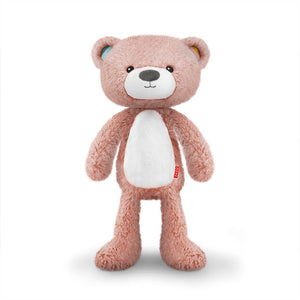 Orsacchiotto di Peluche Multifunzione Allenatore del Sonno 16x40x12 cm con Luce e Suoni Rosa