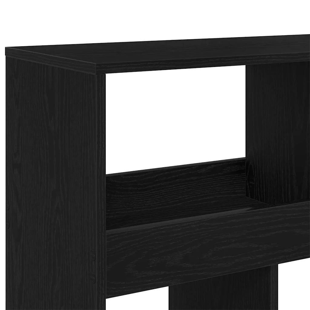 Armadio per Libri 2 pcs Rovere Nero 100 x 33 x 187,5 cm 3345125