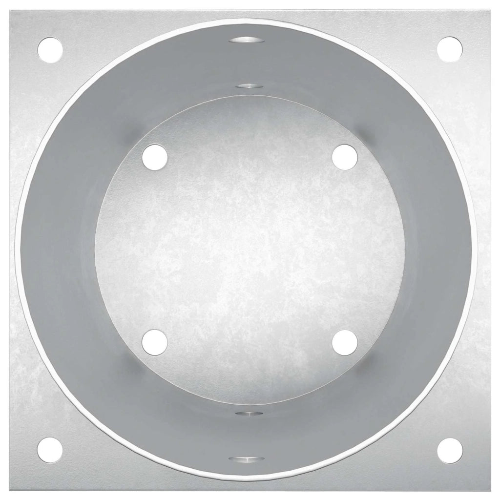 Ancora rotonda per terreno 12 pcs Argento 18 x 18 x15 cm 42030125