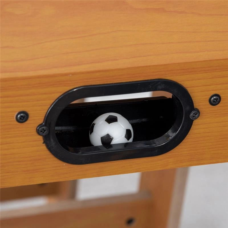 CALCIO BALILLA PIEGHEVOLE IN LEGNO CON 6 ASTE 18 GIOCATORI E SEGNAPUNTI