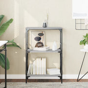 Libreria 3 Ripiani Grigio Sonoma 59x35x90,5cm Legno Multistrato 837615