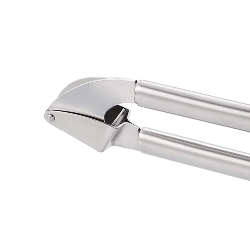 Spremiaglio Schiaccia Aglio Manuale In Acciaio Inox Professionale Con Maniglia In Acciaio Rotondo