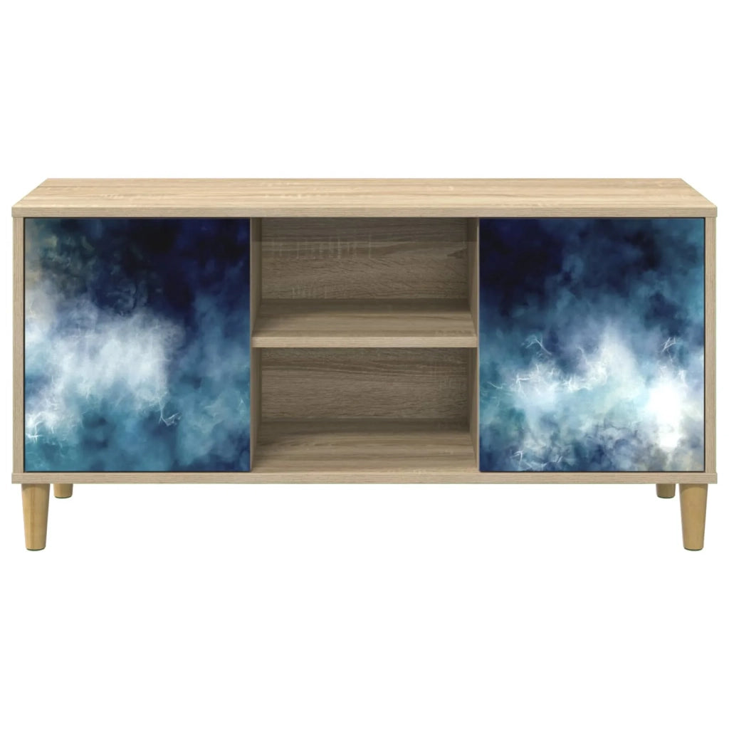 Mobile TV RAALTE 102 x 33 x 50 cm Sonoma Legno ingegnerizzato 8007032