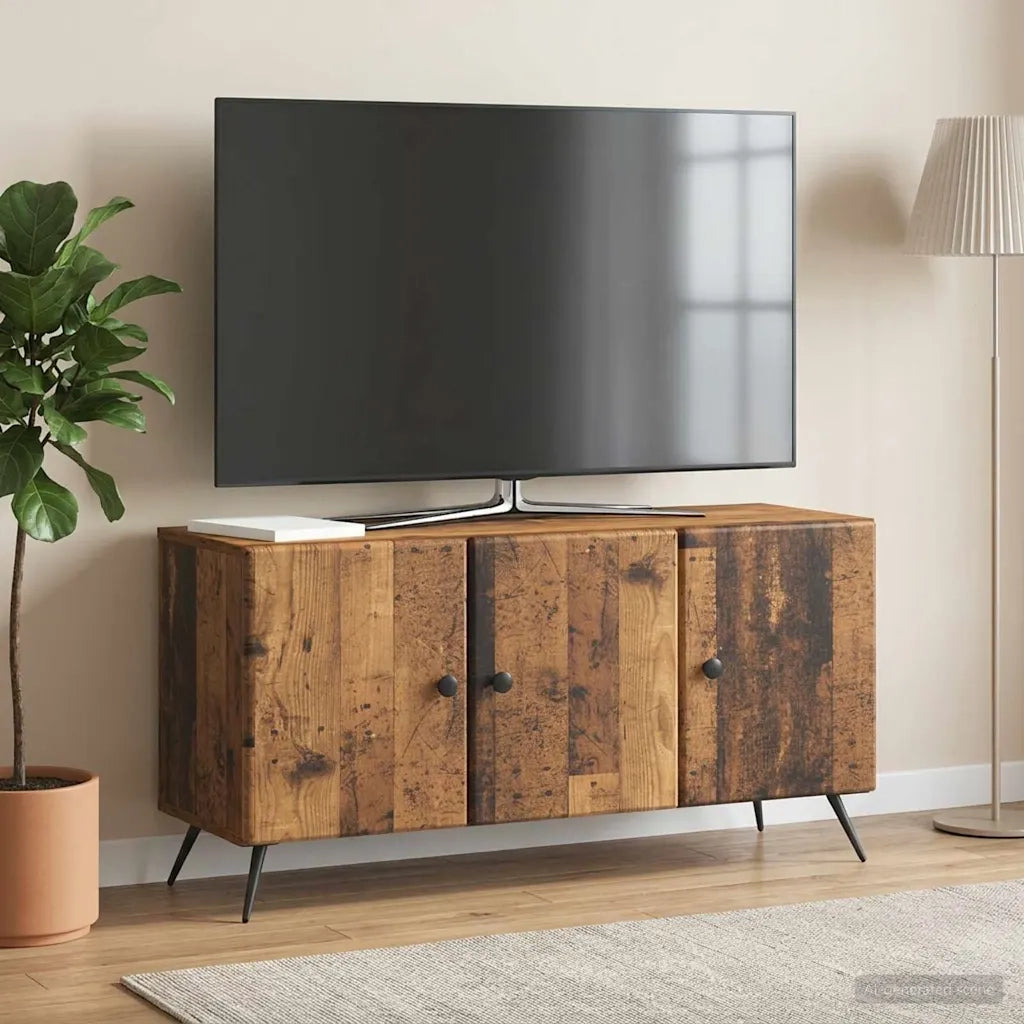 Mobile TV Legno antico 99 x 34,5 x 50 cm Legno ingegnerizzato 895643