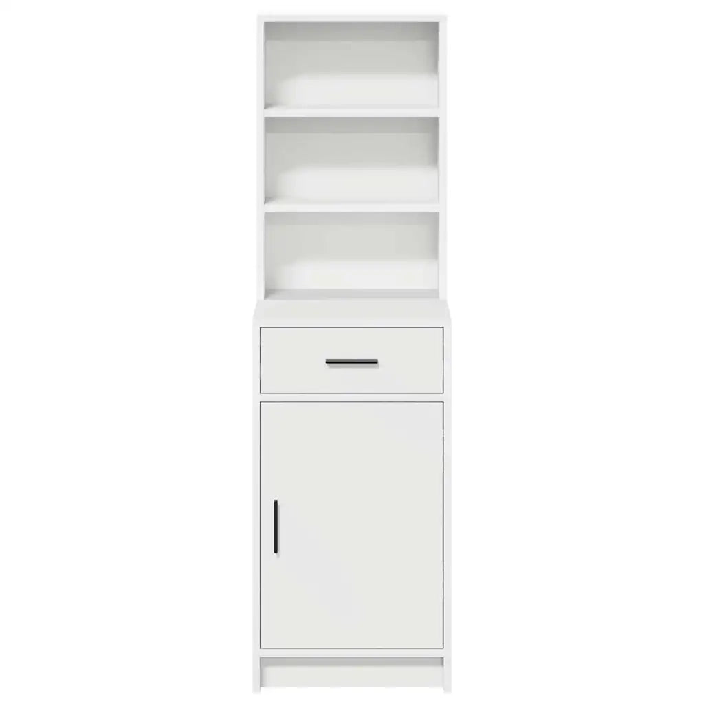 Credenza-Buffet-Armadio da cucina Bianco 40 x 40,5 x 135 cm Legno multistrato