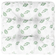 Cuscino per pallet | Cuscini per sedie con Motivo a Foglie 50x50x12 cm in Tessuto