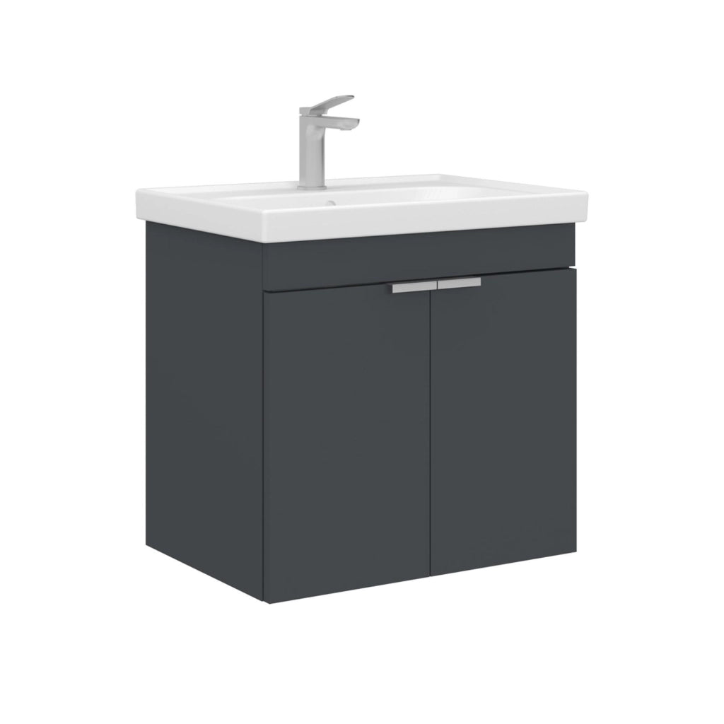 Mobile lavabo "Desna 60" - 60 x 45 x 58 cm - Antracite opaco
