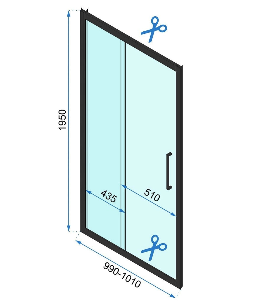 Cabina Doccia Rapid Slide Chrom 150x90