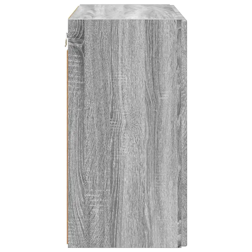 Mobile TV da parete Grigio Sonoma 59,5 x 31 x 60 cm