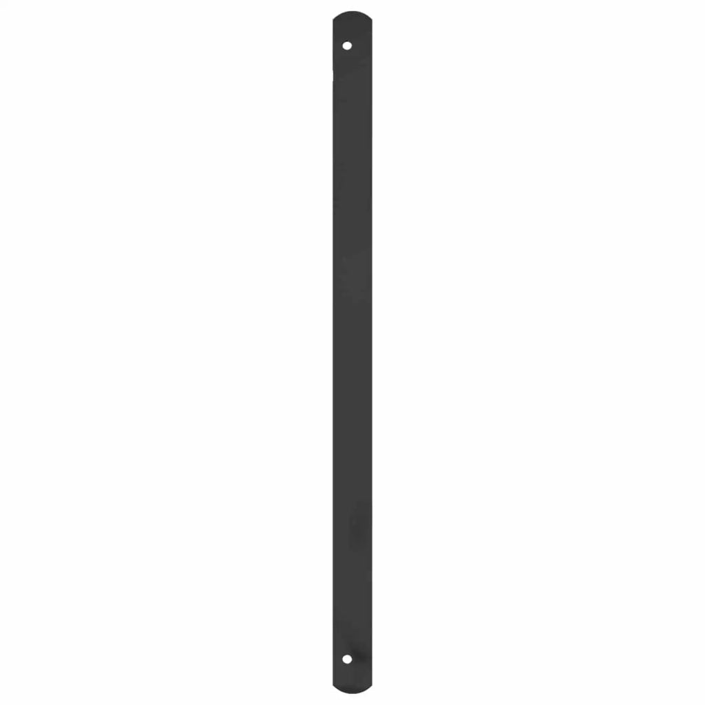 Griglia Finestra 175 x 60 cm Acciaio verniciato a polvere Nero