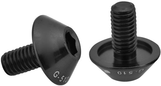 Bidone portabottone in lega di alluminio - M5 x 12 mm - 2 pezzi - Resistente all'ossidazione - Adatto per bicicletta e motocicletta - Viti per bicicletta
