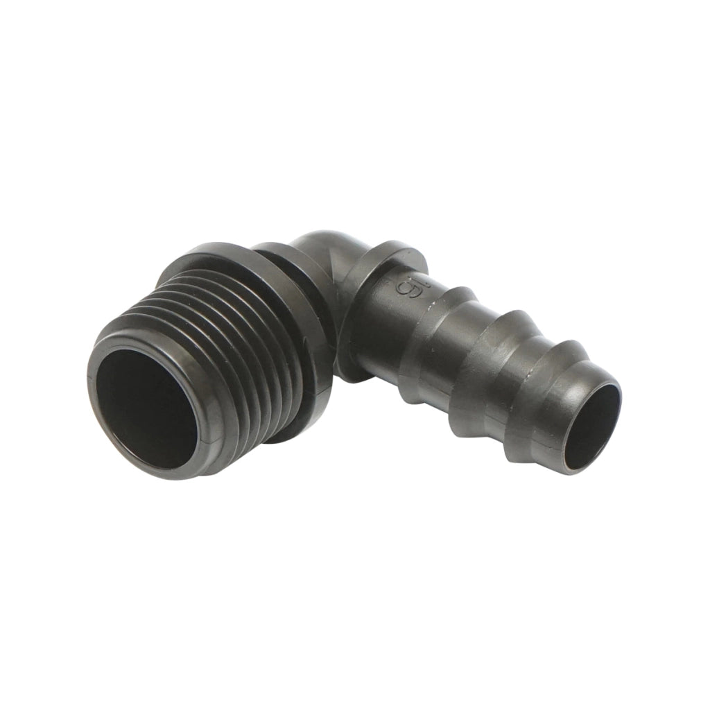 Gomito per tubo di gocciolamento da 16mm x 1/2 Breckner Germany