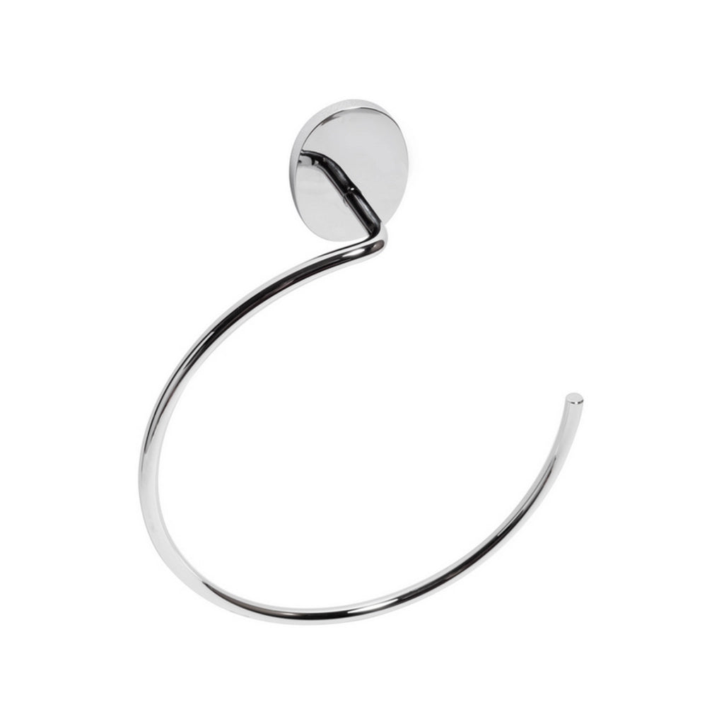 PORTA ASCIUGAMANI AD ANELLO MOD. BIRD- Cromo cm 20 x h.23,7 x 5,5- METAF- pezzi 1