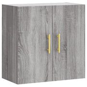 Armadietto a Muro | Mobile Pensile Grigio Sonoma 60x31x60 cm in Legno Multistrato
