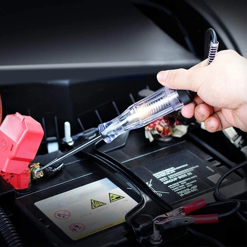 Trade Shop - Tester Di Continuità Di Tensione Corrente 6v 12v 24v Indicatore A Morsa Per Auto -