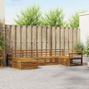 Set di divani da esterno 6 pcs Naturale