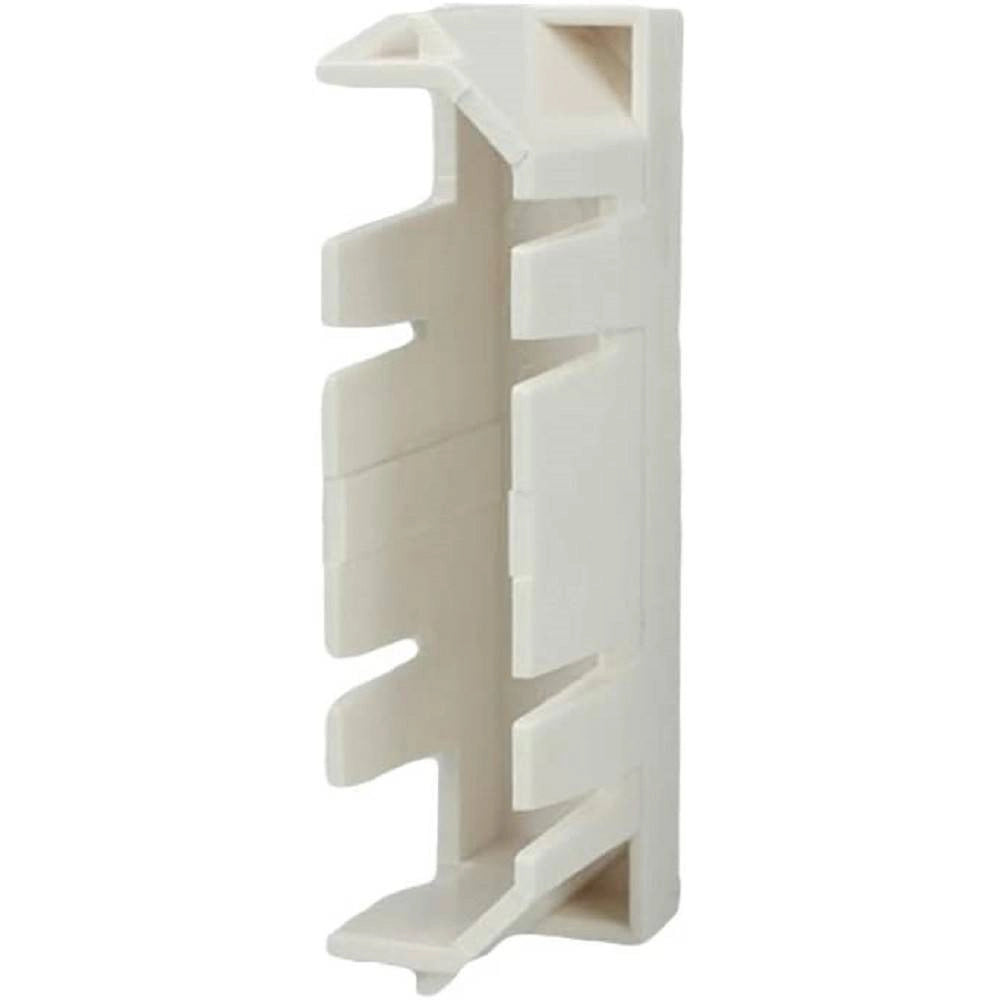 Trade Shop - 4 Copritasti Copriforo Mezzo Modulo Bianco Compatibile Bticino Axolute -