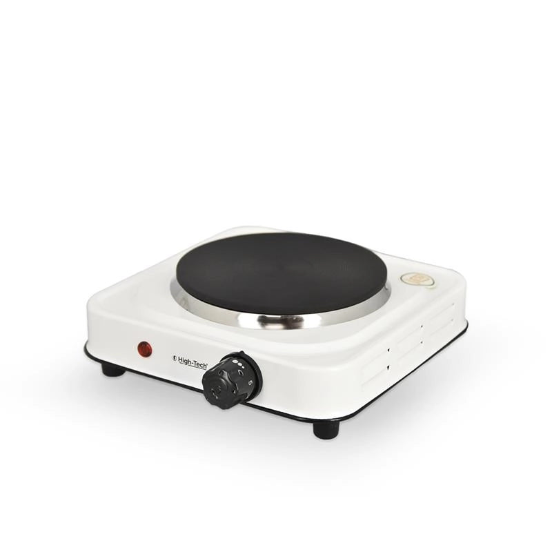HIGH-TECH FORNELLO ELTTRICO CON PIASTRA SINGOLA 1000 W Ø15,5 CM SPIA DI ACCENSIONE + TERMOSTATO CAVO 1 MT