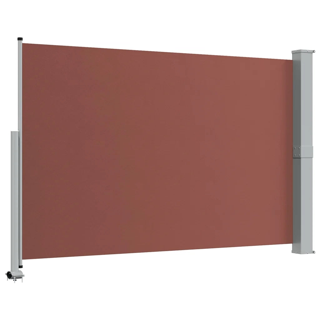 Tenda Laterale Retrattile per Patio-Tenda parasole per balcone 160x300 cm Marrone