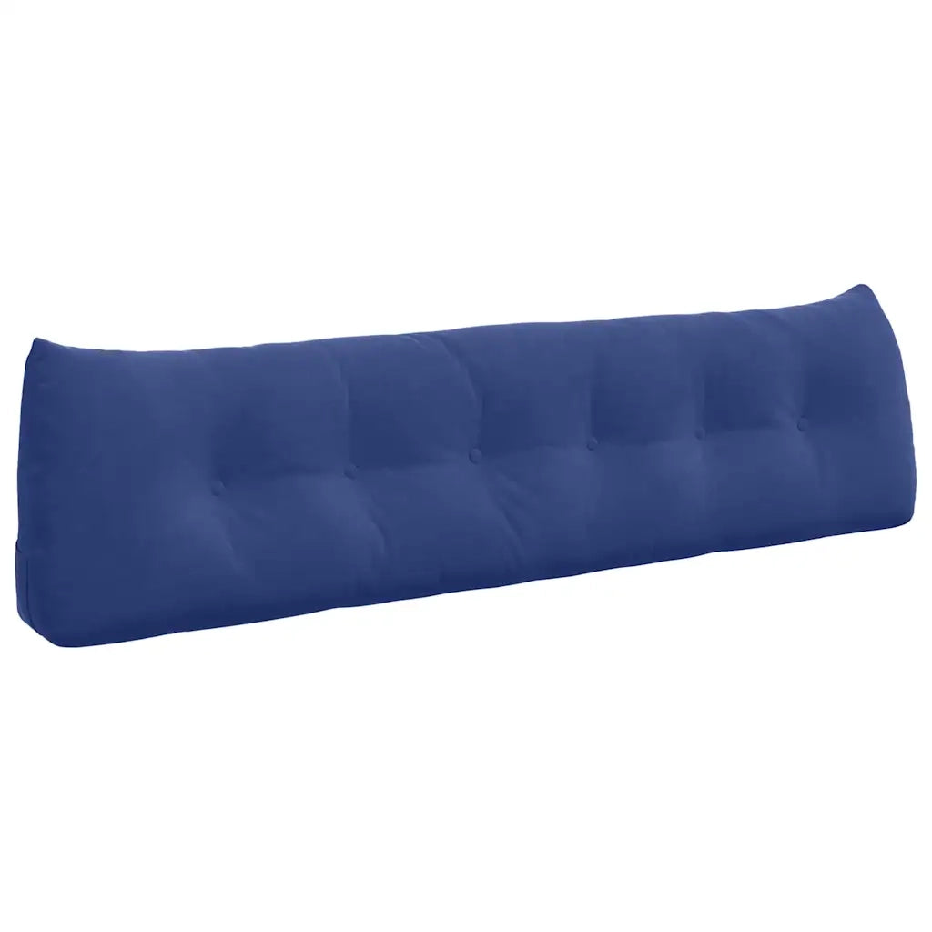 Cuscino per Schiena Blu Polizia 180 x 24 x 50 cm Velluto 42014585