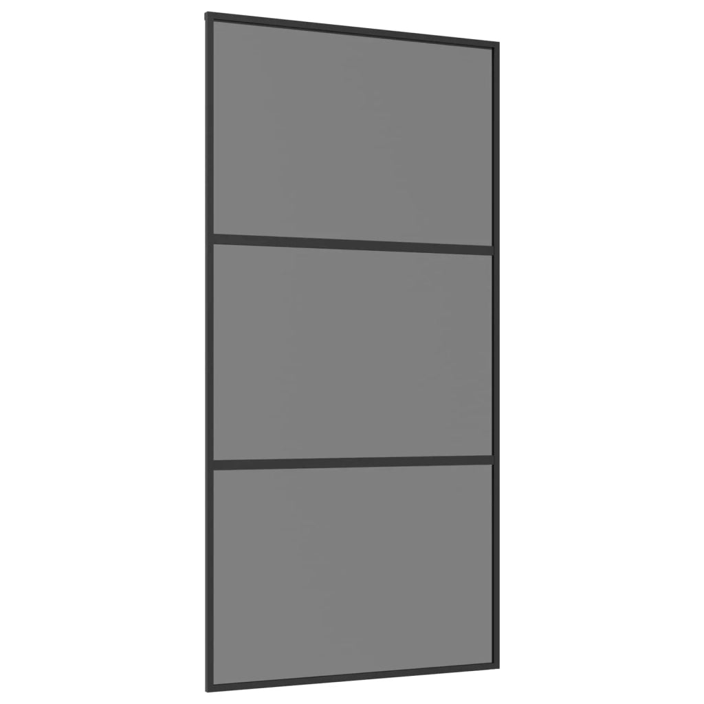 Porta scorrevole 102 x 205 cm Vetro Temperato e Alluminio 42054110