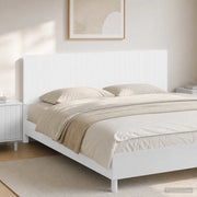 Testiera da Muro ZWOLLE Bianco Legno ingegnerizzato 896485
