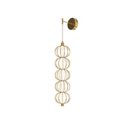 Maytoni Applique moderna Golden Cage 1 luce LED integrato oro metallo