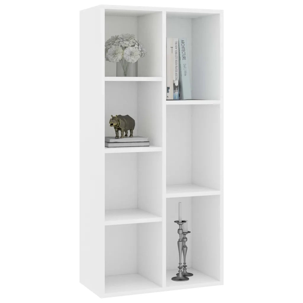 Libreria Bianca 50x25x106 cm in Legno Multistrato cod mxl 9080