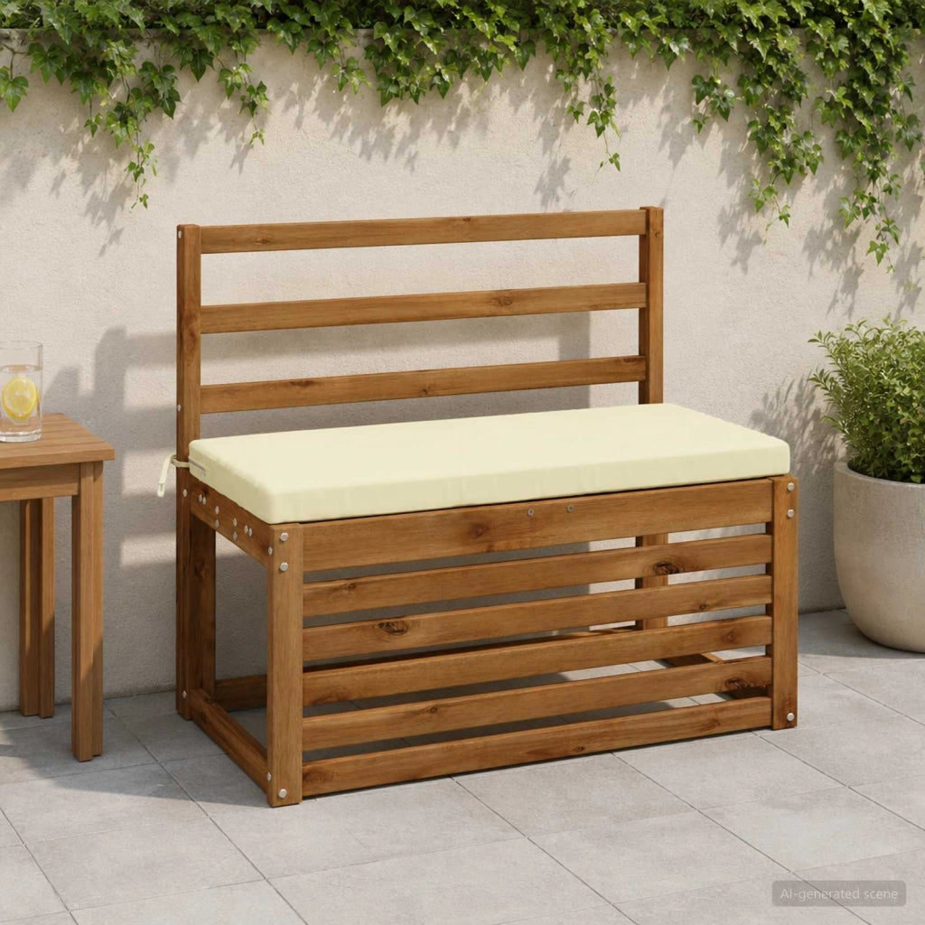 Cuscini per Panchina a 2 Pezzi SOEST 2 pz 100% Poliestere Crema 948709